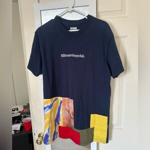 Men’s t shirt billionaire boys club fashion street wear patch work size M